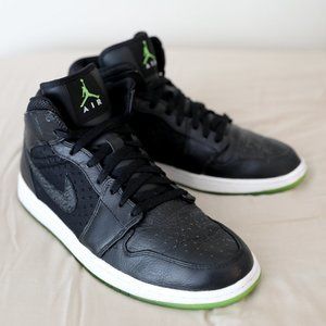 Jordan 1 Phat Black Action Green
